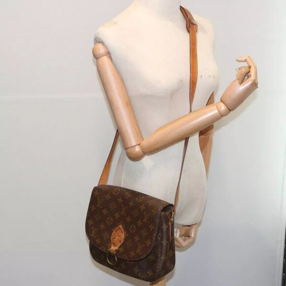 LOUIS VUITTON Monogram Saint Cloud GM Shoulder Bag Vintage - Picture 1 of 16
